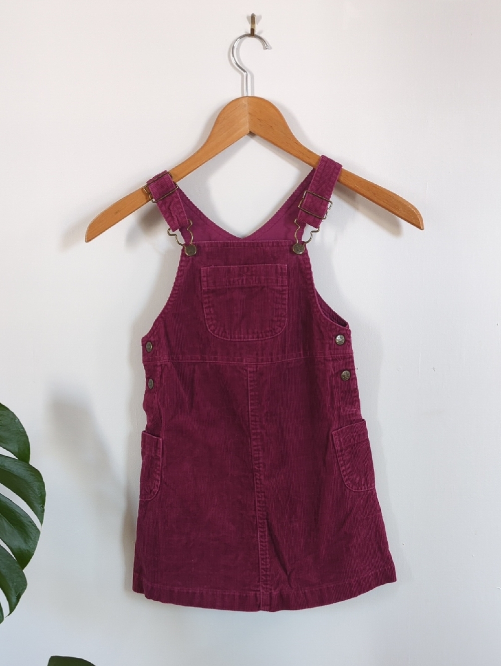 Girls' Cherokee Corduroy Overalls Dress